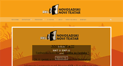 Desktop Screenshot of novosadskinoviteatar.com